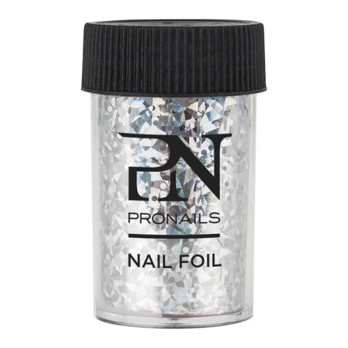 Nail Foil Scattered Silver 1.5 m