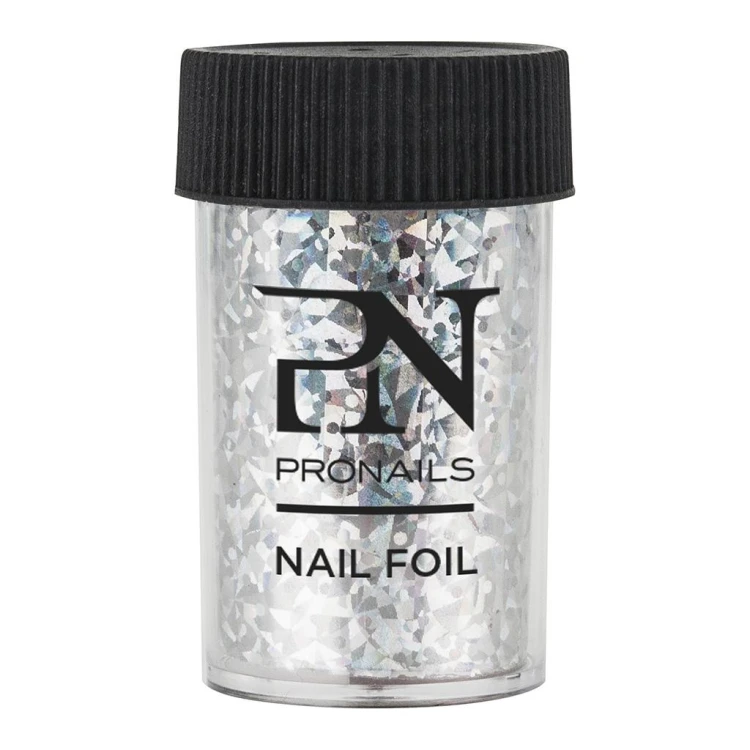 Nail Foil Scattered Silver 1.5 m