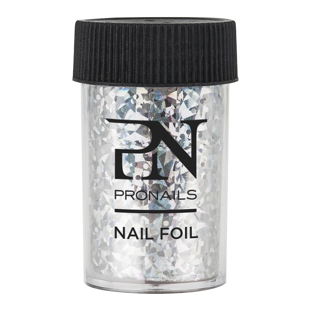 Nail Foil Scattered Silver 1.5 m